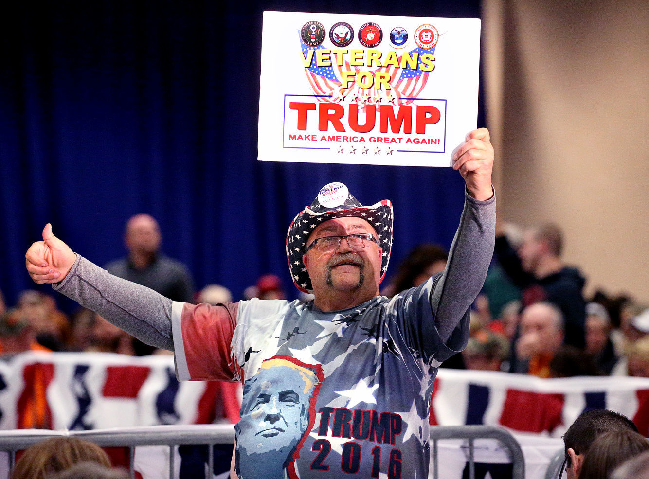 Donald Trump visited the La Crosse Center in 2016